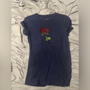Aeropastle Dark blue/Navy rose T-shirt